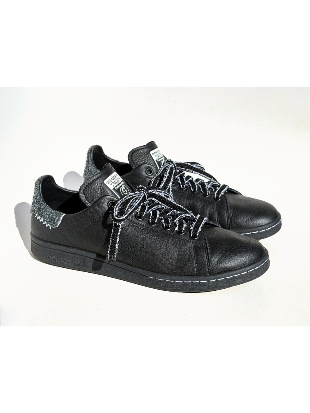 Adidas Stan Smith x Brain Dead x Sound and Fury Core Black Sneakers Size 9